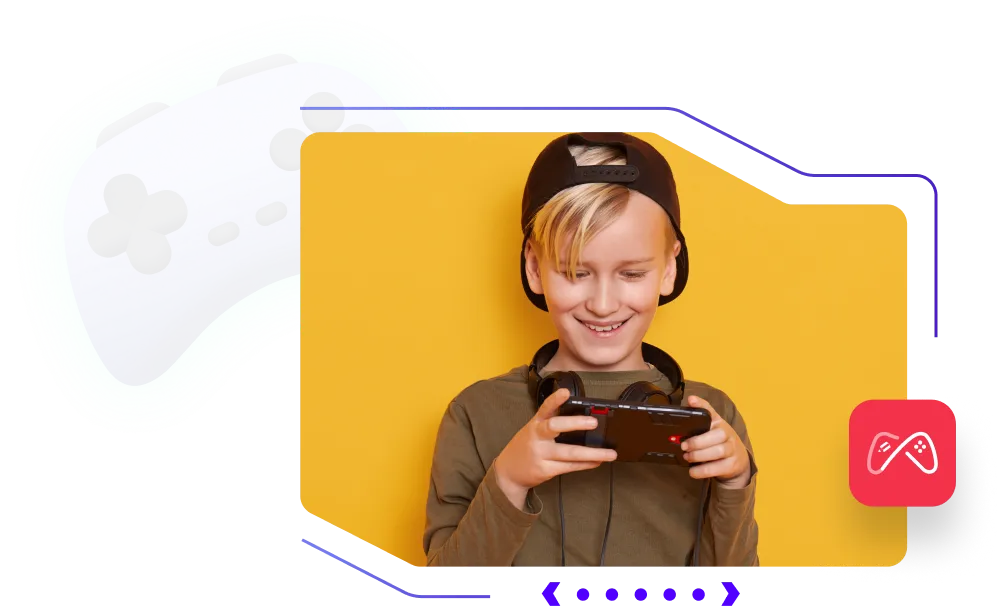 Menino jogando videogame - Gamificação